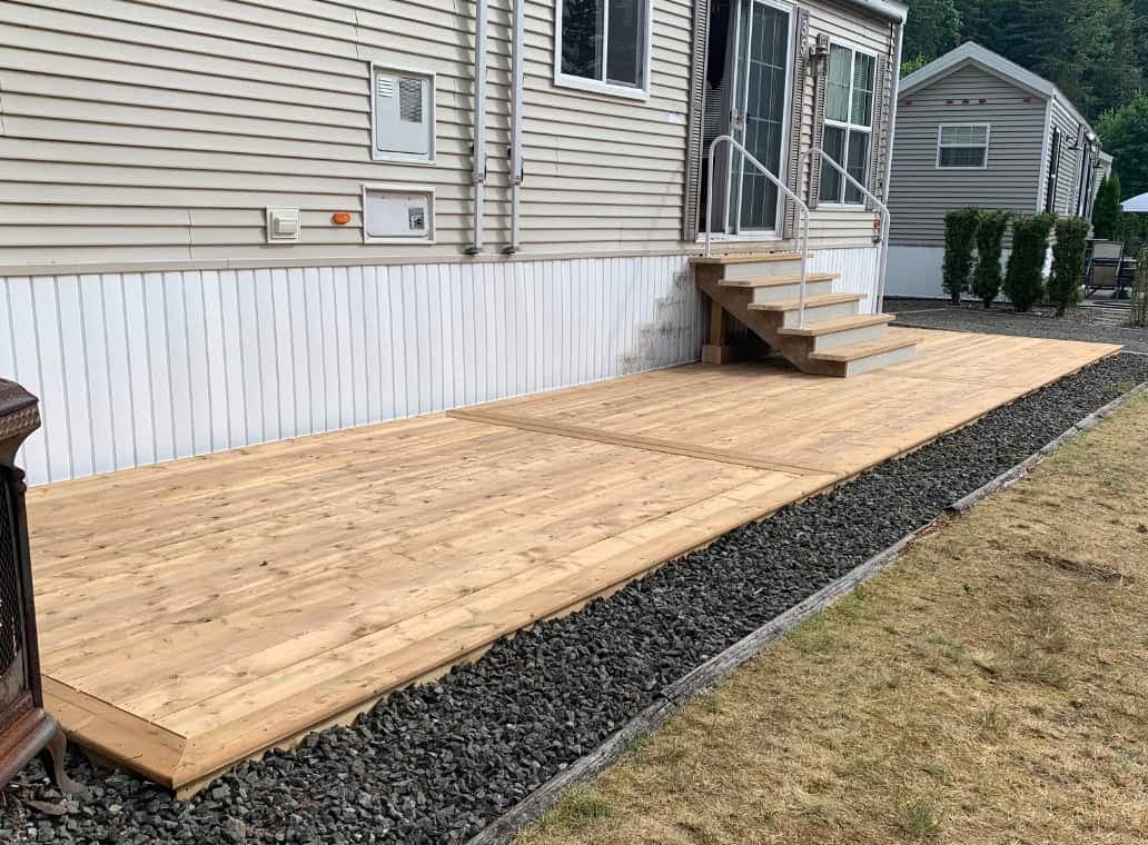 Mobile Home Deck